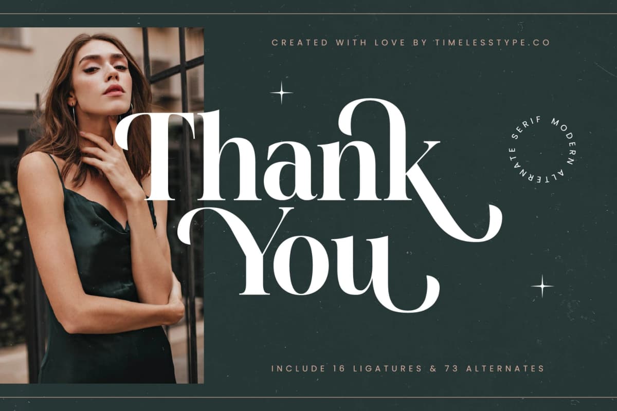 Misthefa Aveline - Modern Alternate Serif font preview 19
