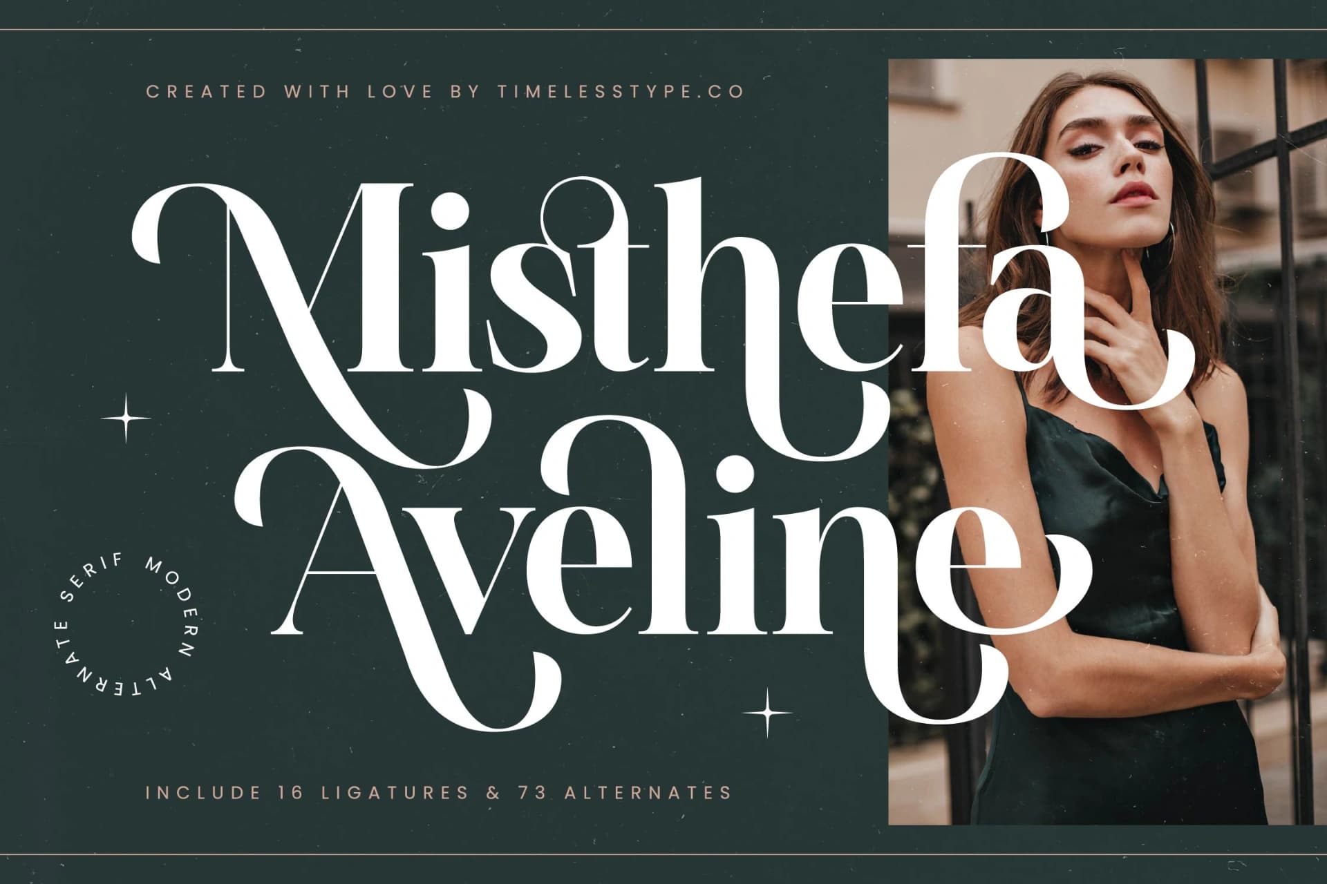 Preview 1 for Misthefa Aveline - Modern Alternate Serif
