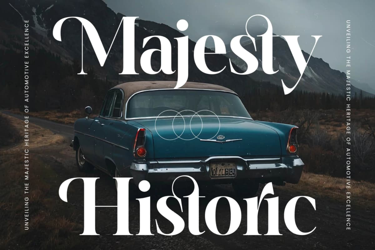 Misthefa Aveline - Modern Alternate Serif font preview 2