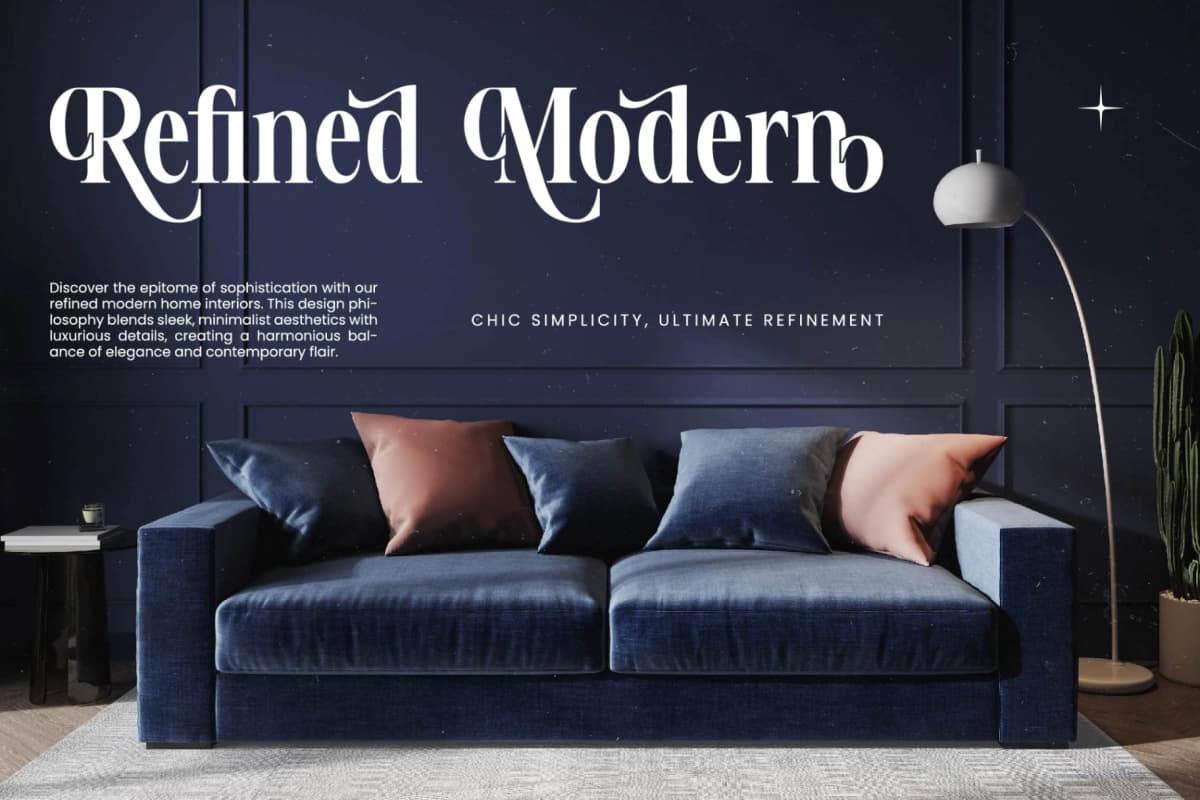 Voilstar - Modern Display Serif font preview 11
