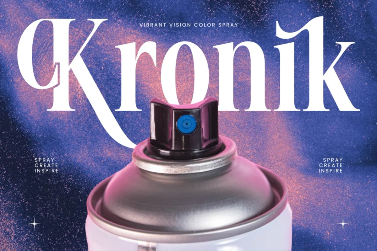 Voilstar - Modern Display Serif font preview 15