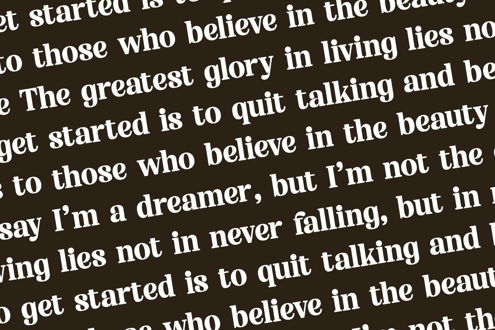 Preview 17 for Nofiani Katrie - Modern Alternate Serif