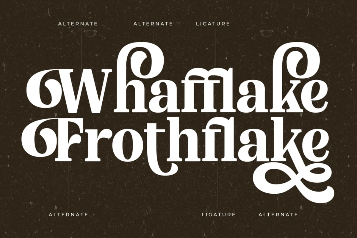 Nofiani Katrie - Modern Alternate Serif font preview 13