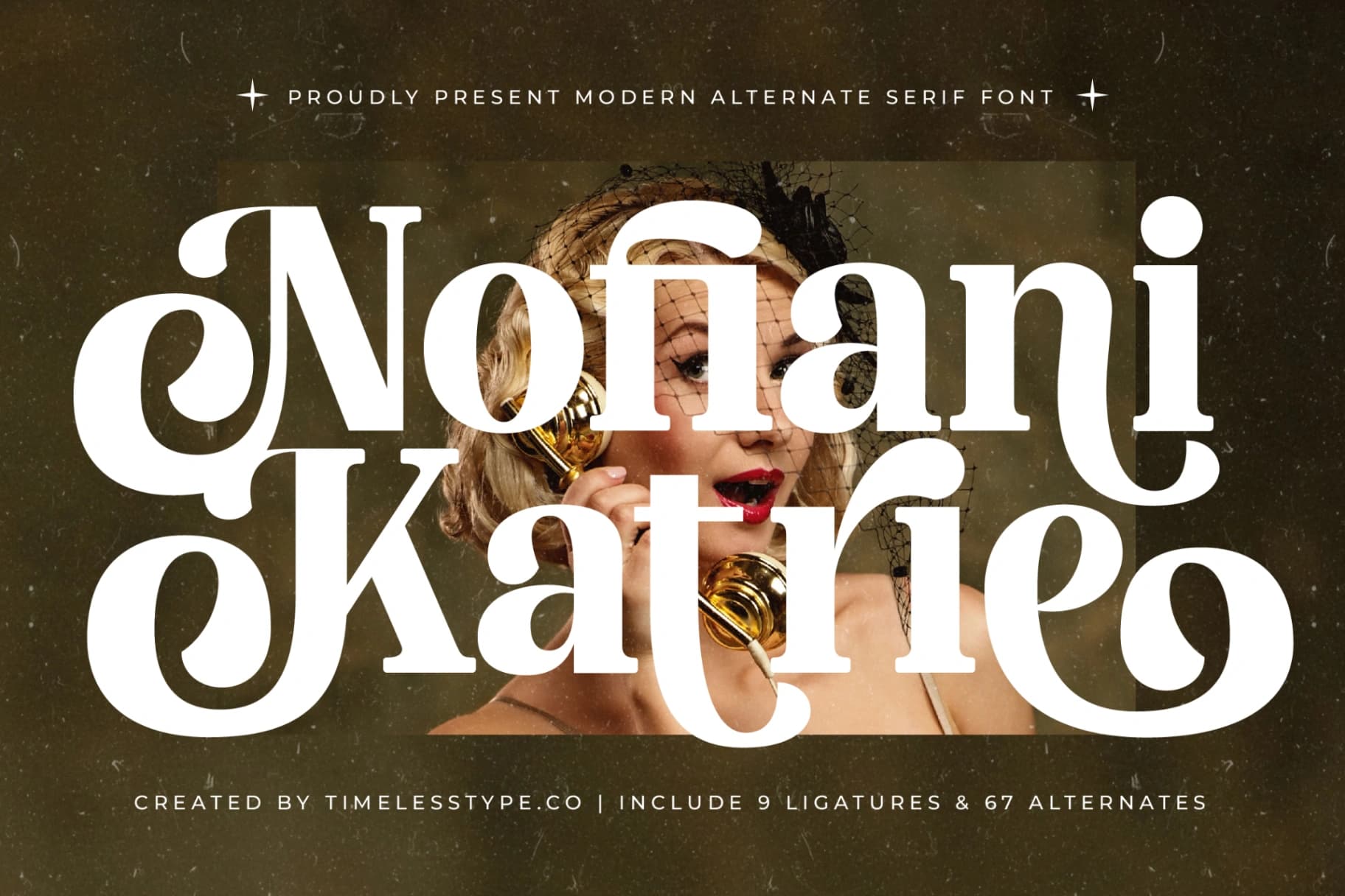 Preview 1 for Nofiani Katrie - Modern Alternate Serif