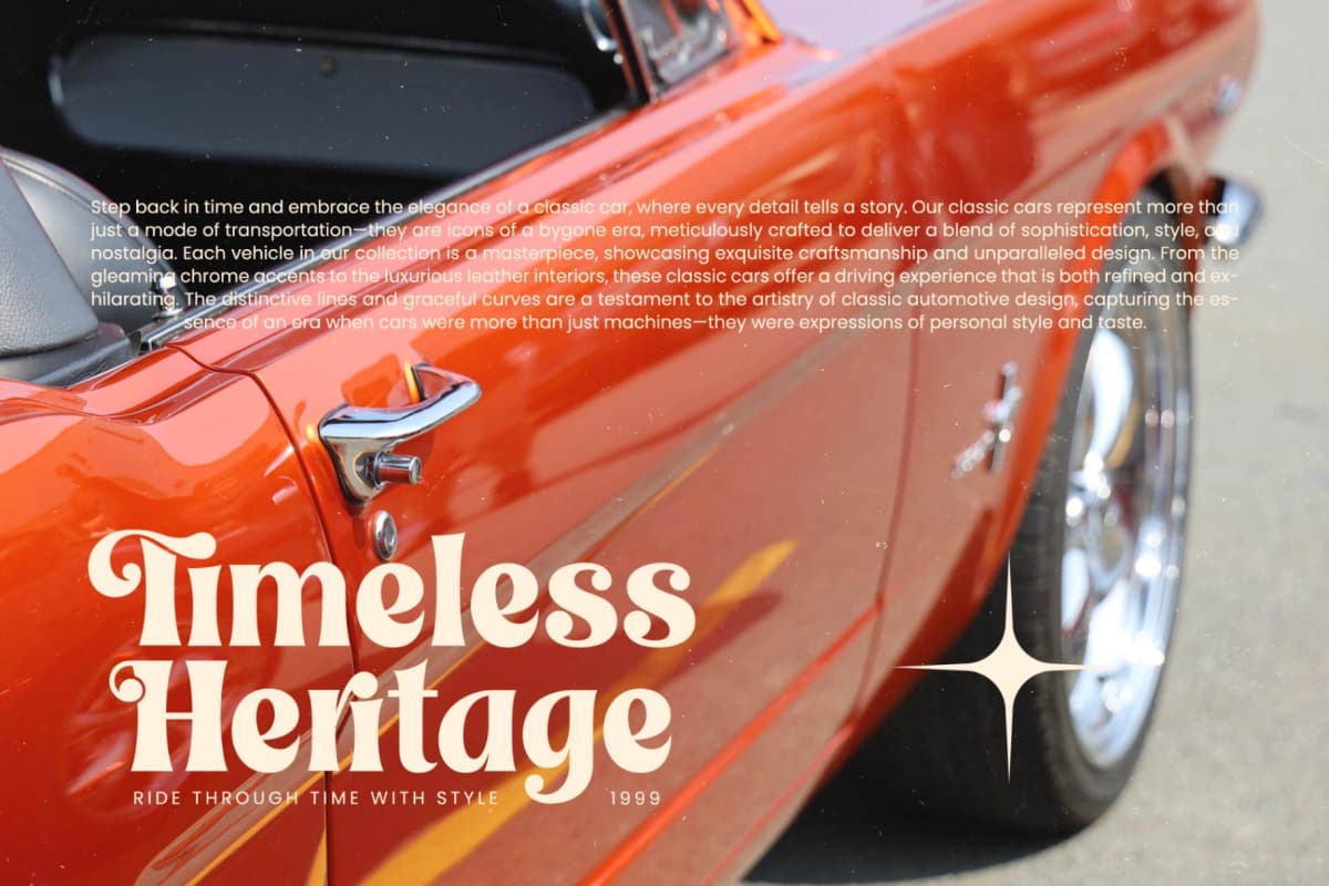 Bright Kenly - Modern Retro Display Serif font preview 14