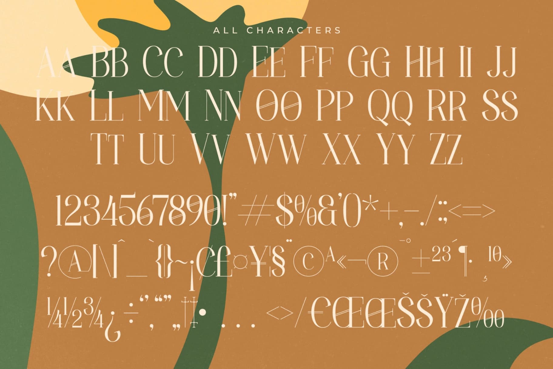Preview 18 for Holdmen Paradise - Modern Display Typeface