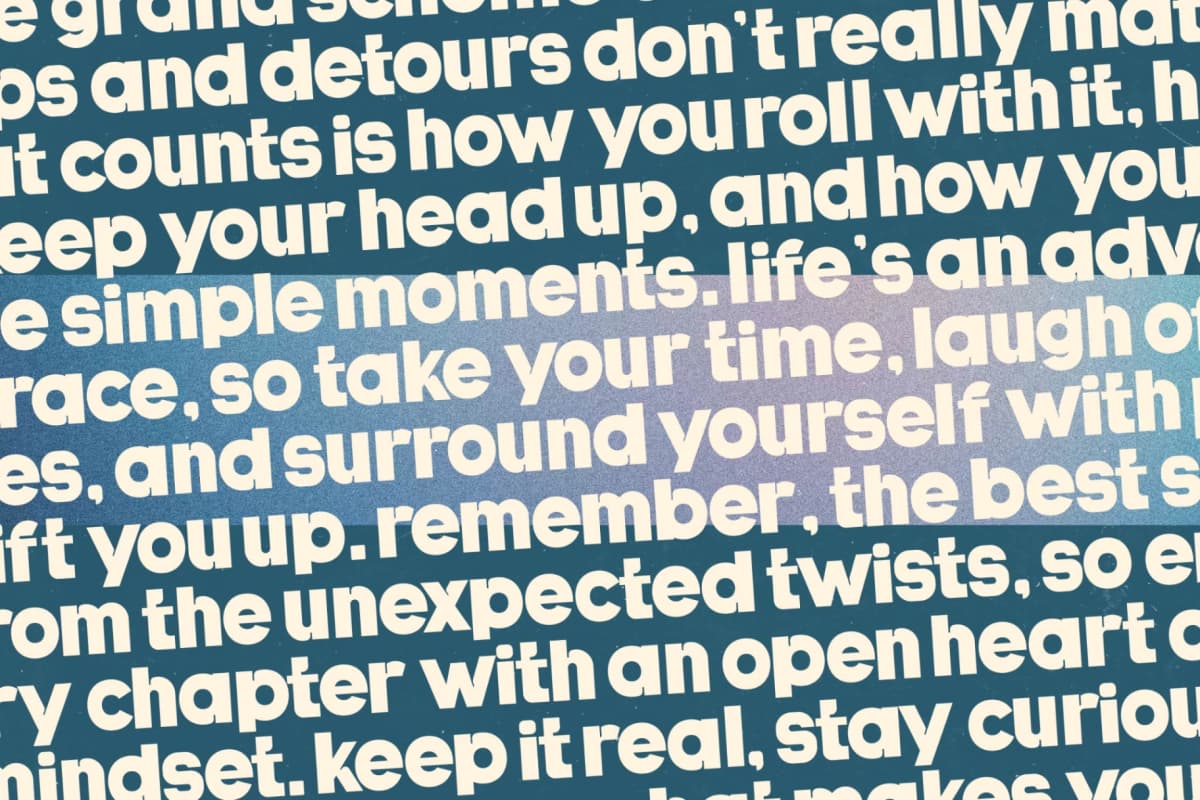Shout Back - Bold Sans Display Font font preview 11