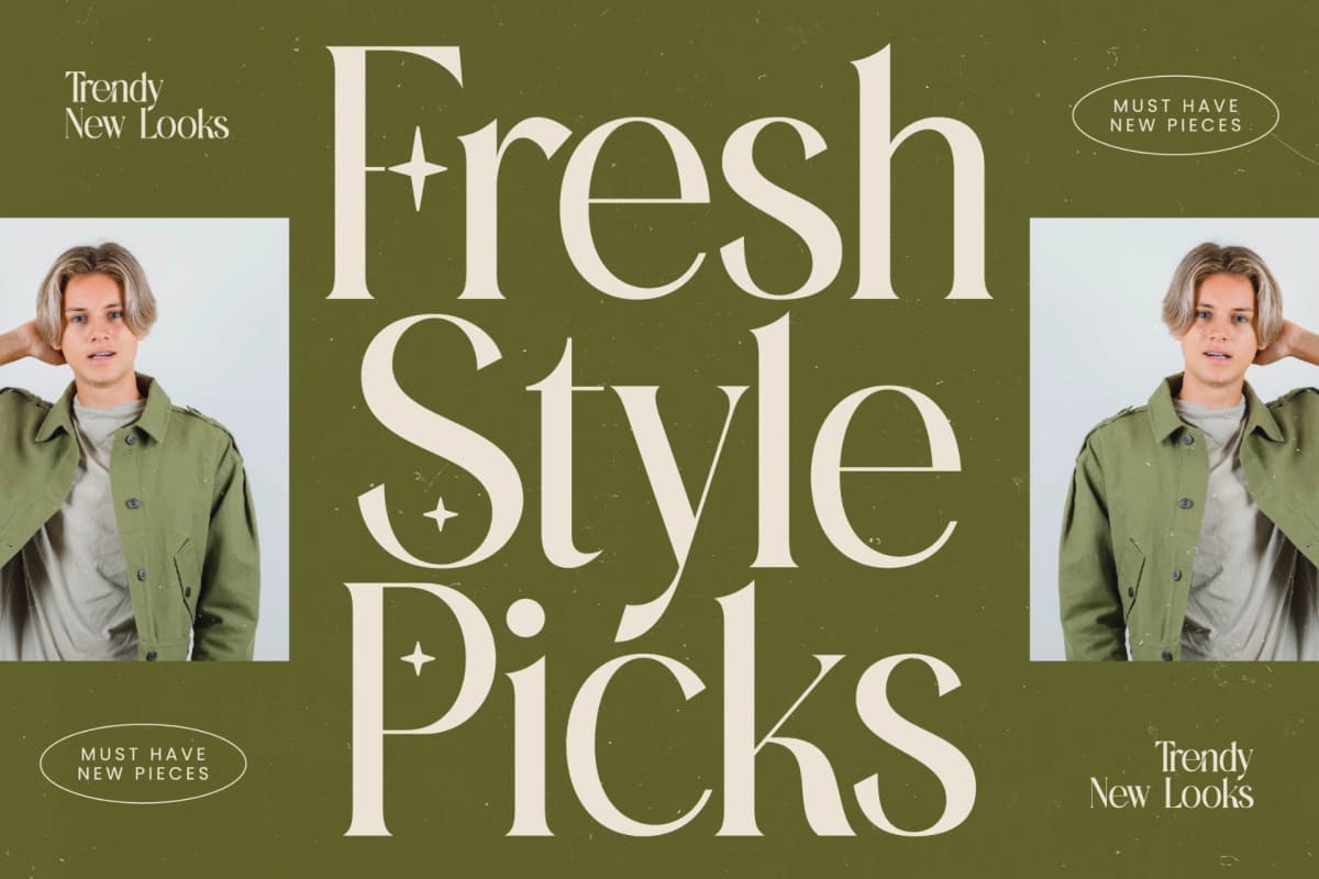 Eternalo - Bold Tall Serif Display font preview 8