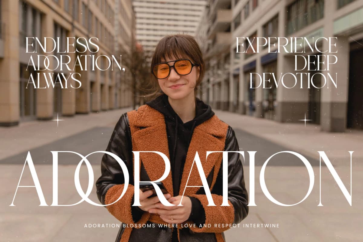 Sparkle Passion - All Caps Display Serif Font font preview 13
