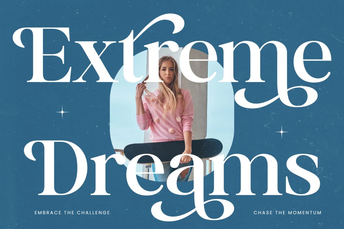 Halucka Bailey - Groovy Serif Display Font font preview 14