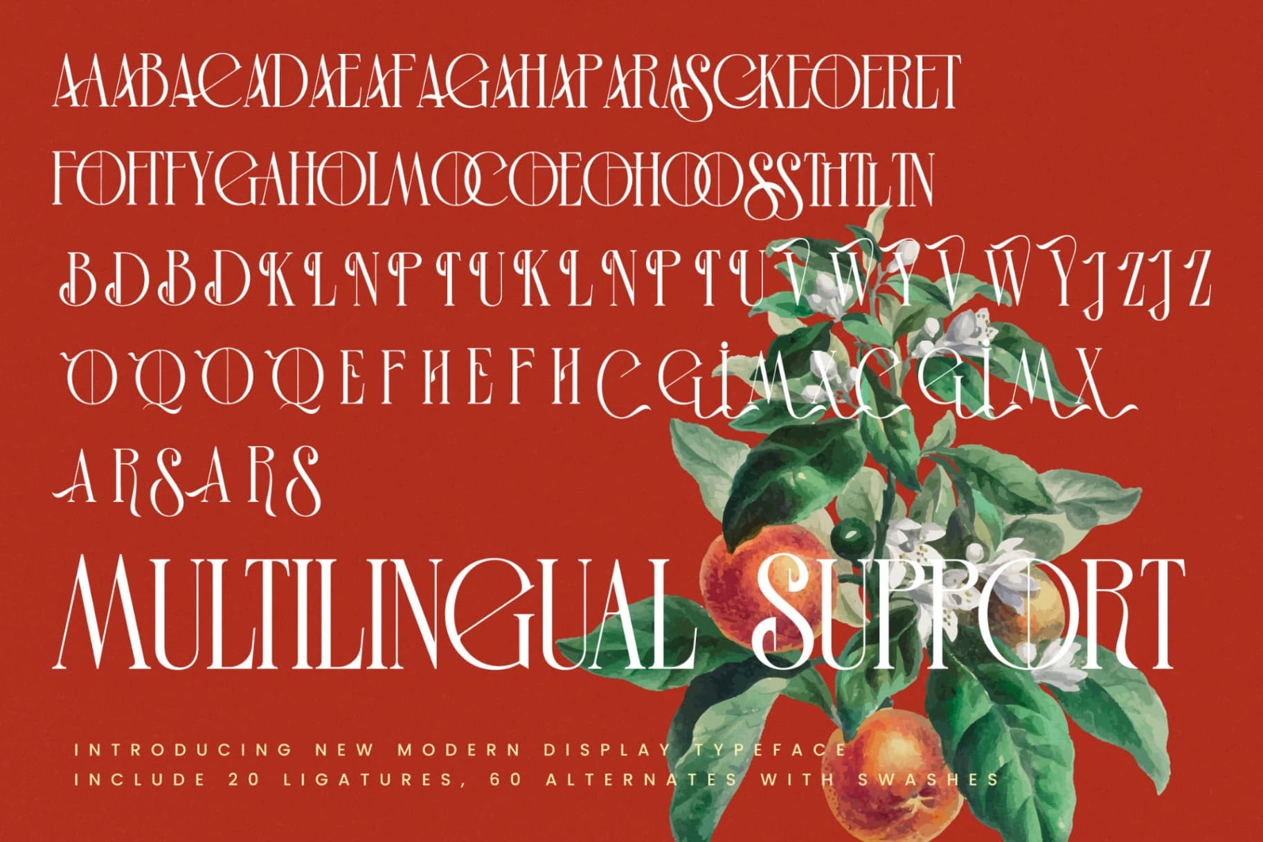 Preview 19 for Leodarck - Modern Display Typeface