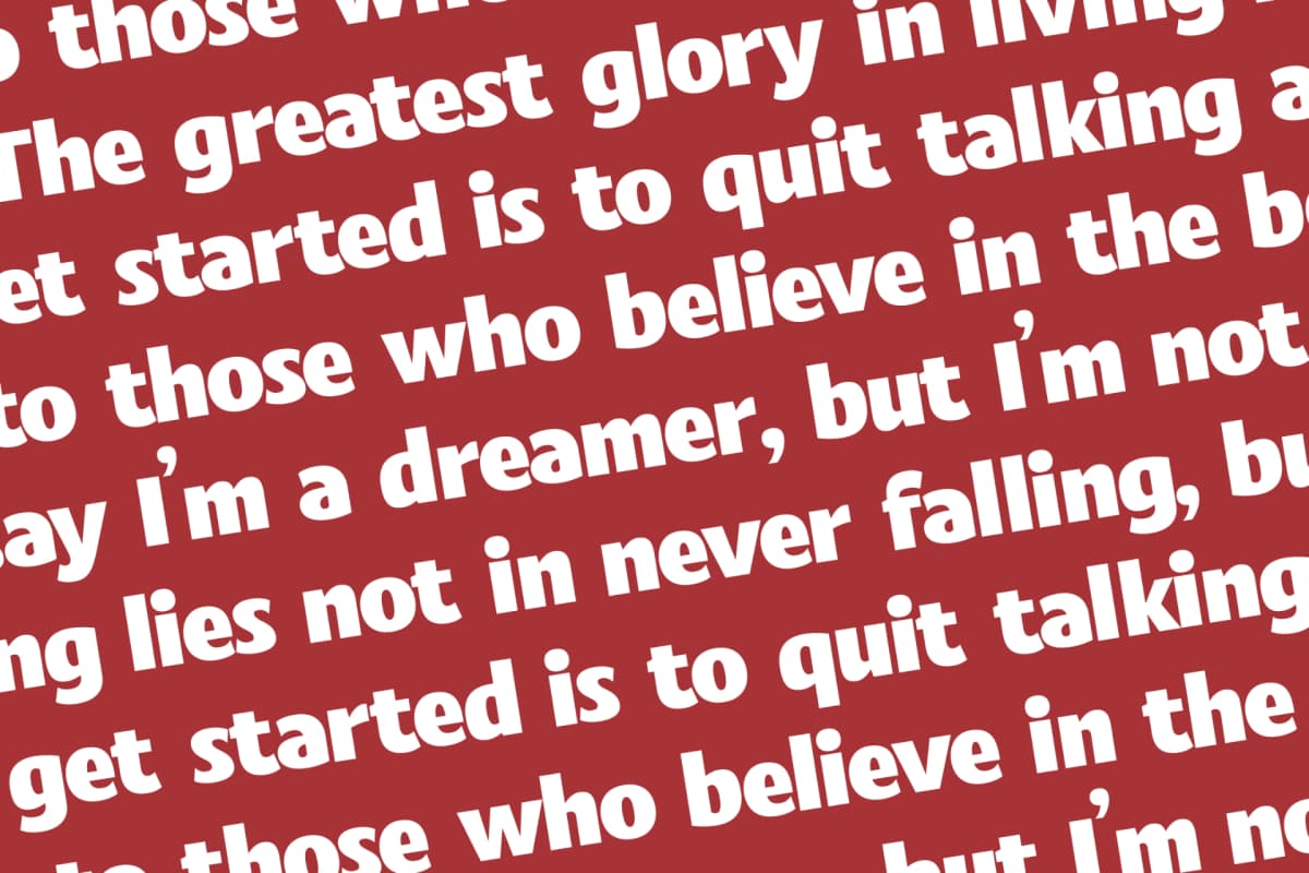 Caffie Lofie - Display Sans Serif Font font preview 17
