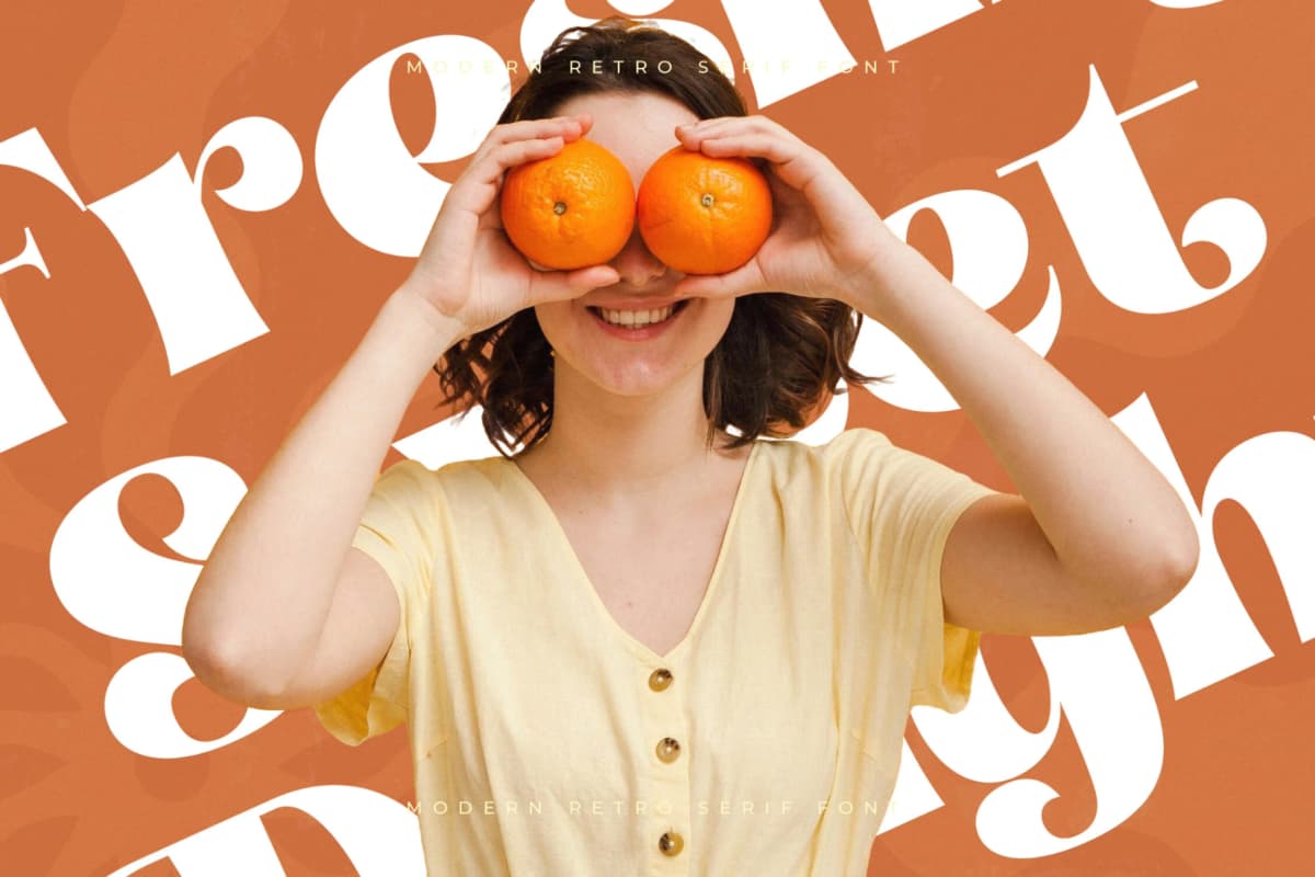 Bright Royale - Modern Retro Serif Font font preview 8