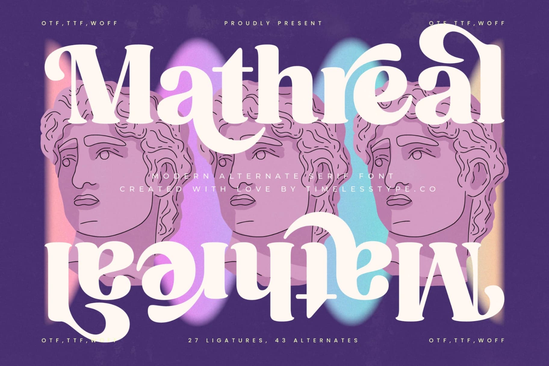 Preview 1 for Mathreal - Modern Alternate Serif Font