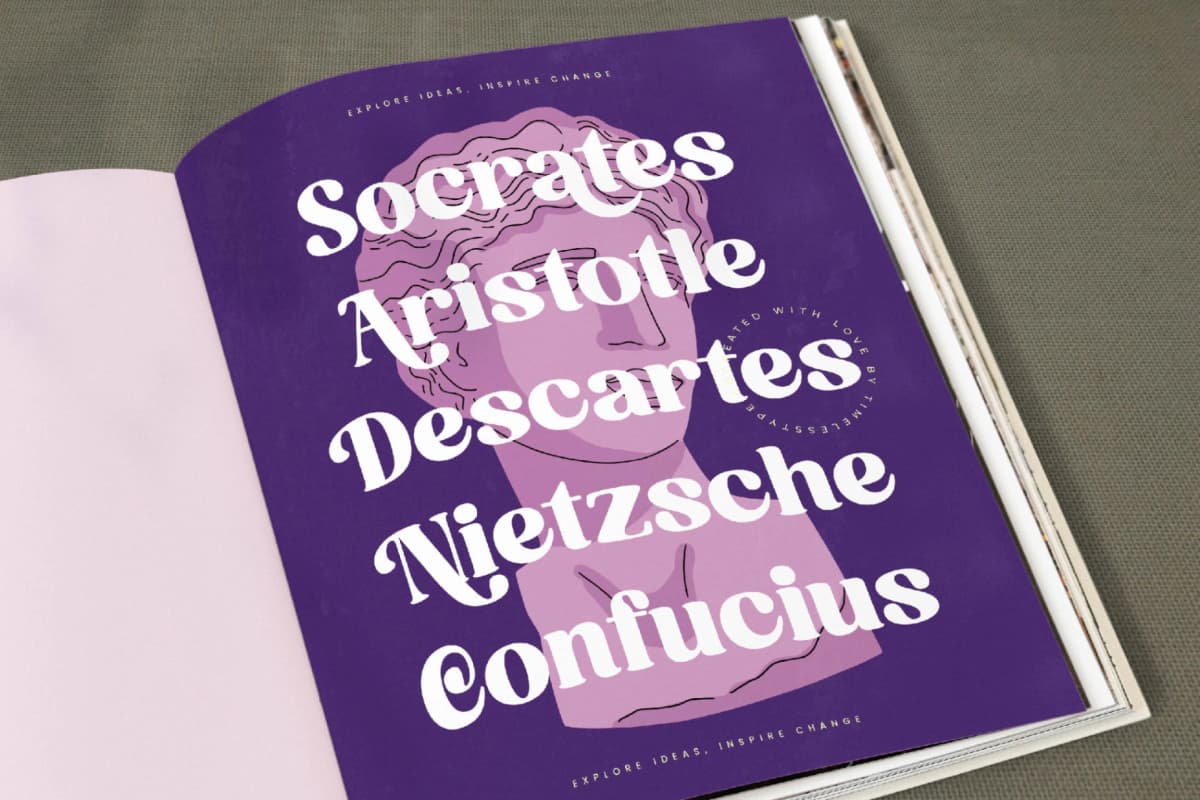 Mathreal - Modern Alternate Serif Font font preview 16