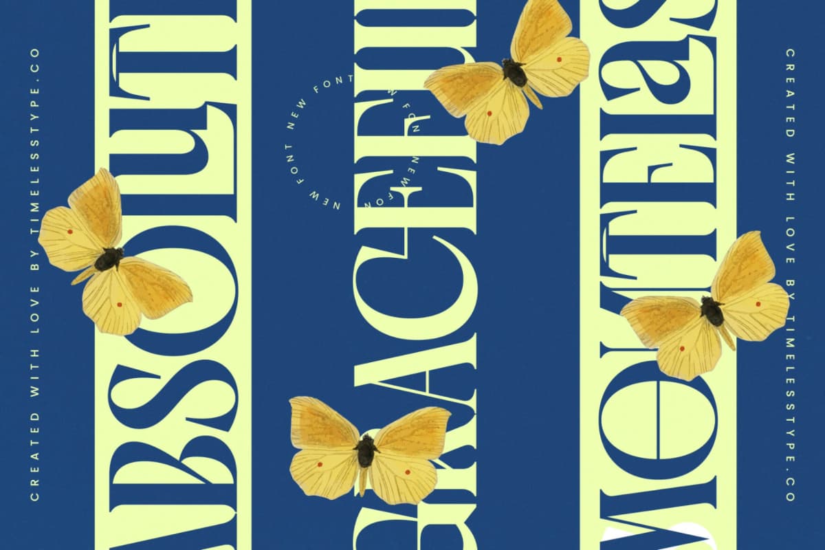 Glowfor - Modern Serif Display Font font preview 5