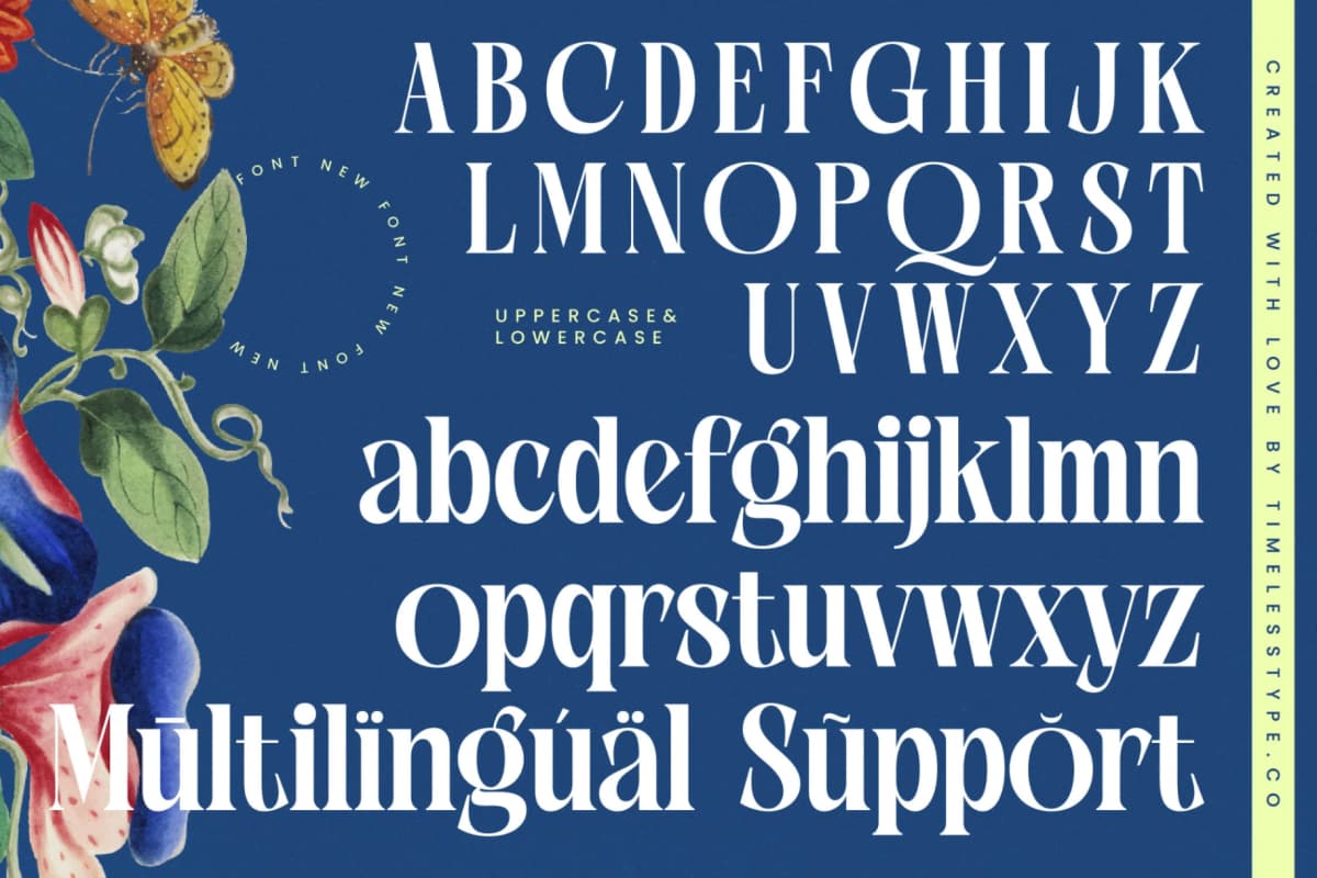 Glowfor - Modern Serif Display Font font preview 18