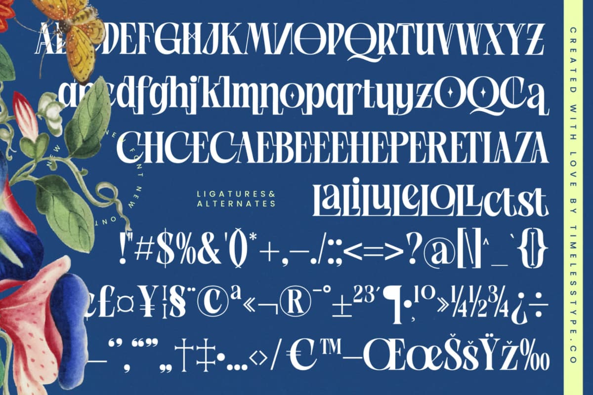 Glowfor - Modern Serif Display Font font preview 19