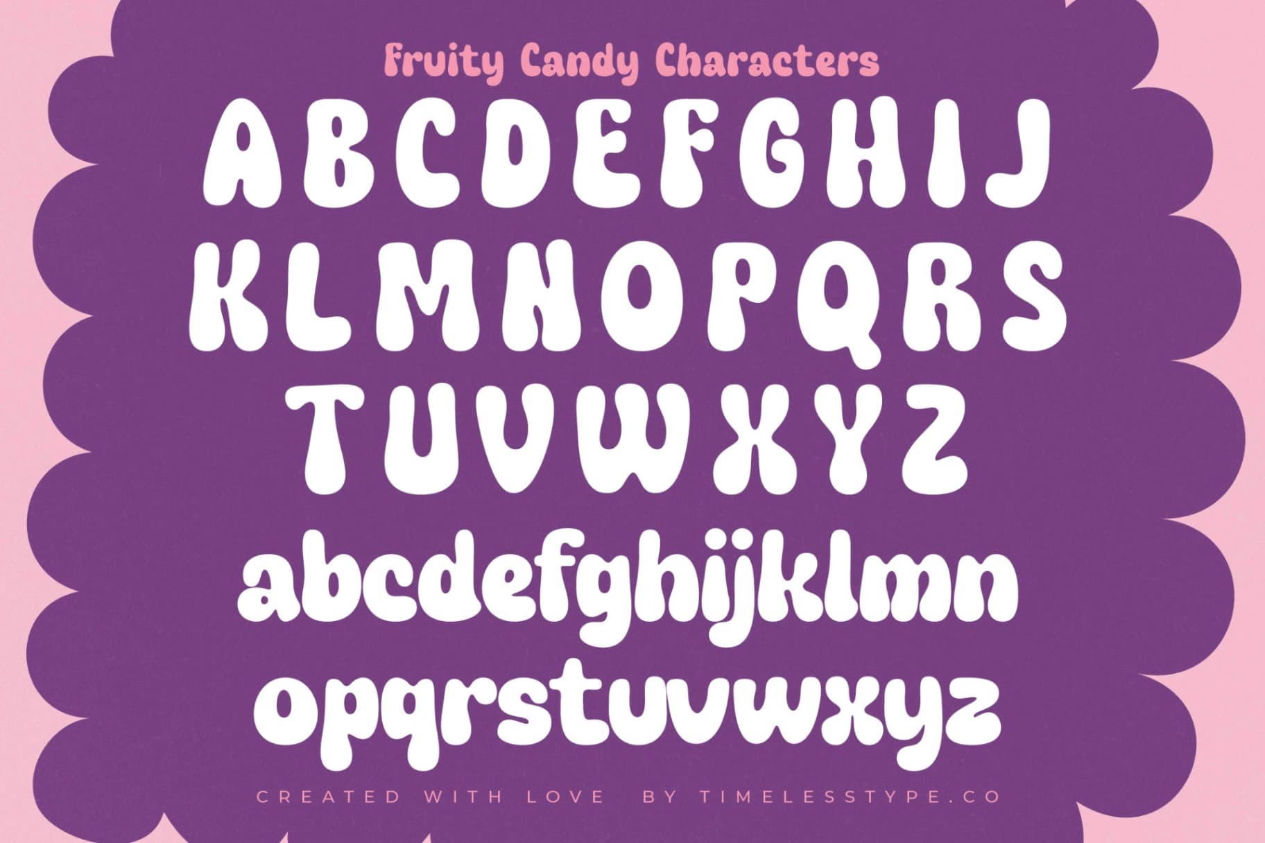 Preview 17 for Fruity Candy - Groovy Display Font