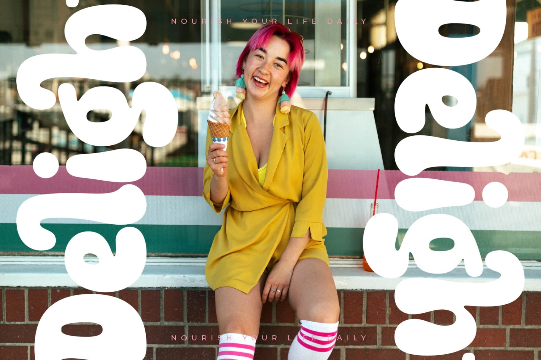 Preview 10 for Fruity Candy - Groovy Display Font