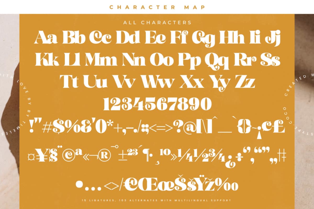 Garden Rosila - Modern Retro Serif Font font preview 18