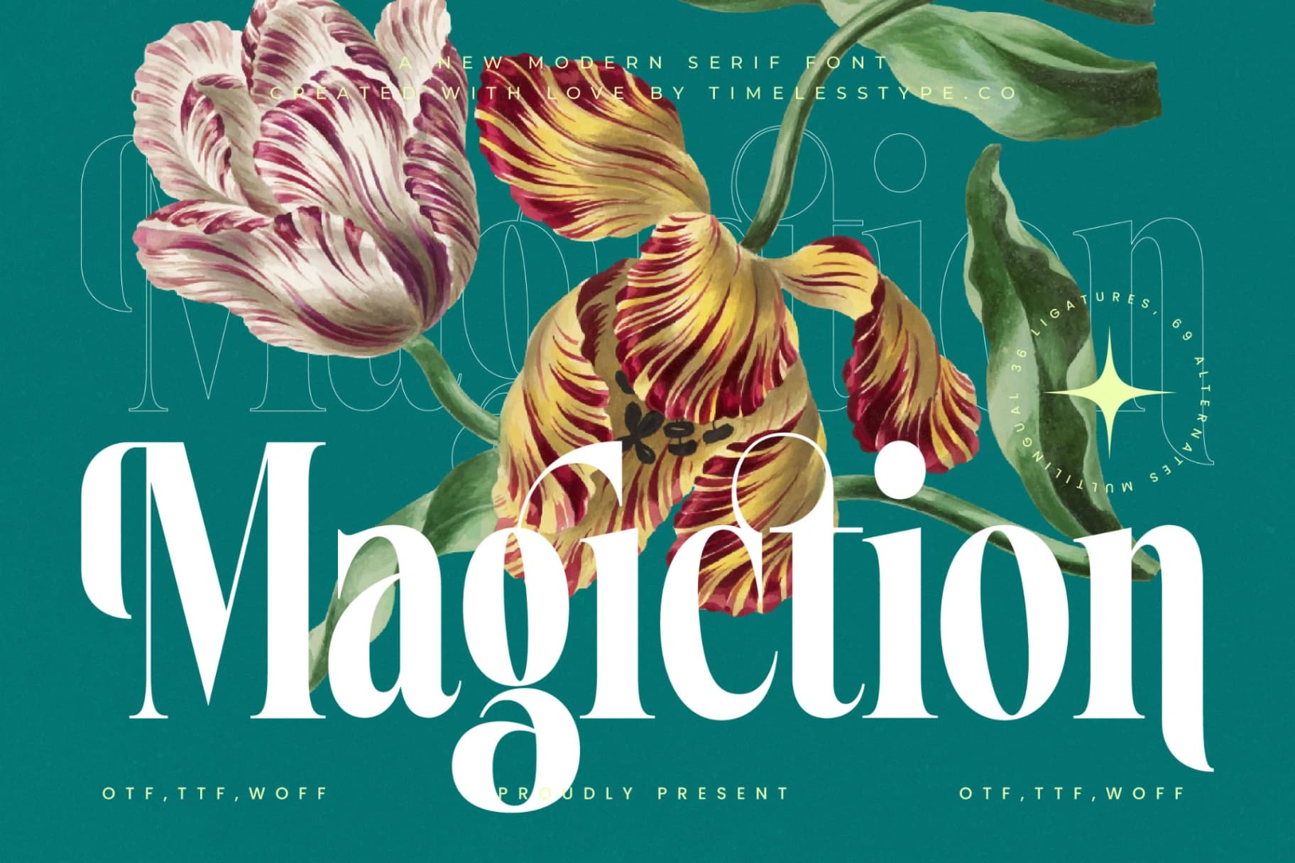 Preview 1 for Magiction - New Modern Serif Font