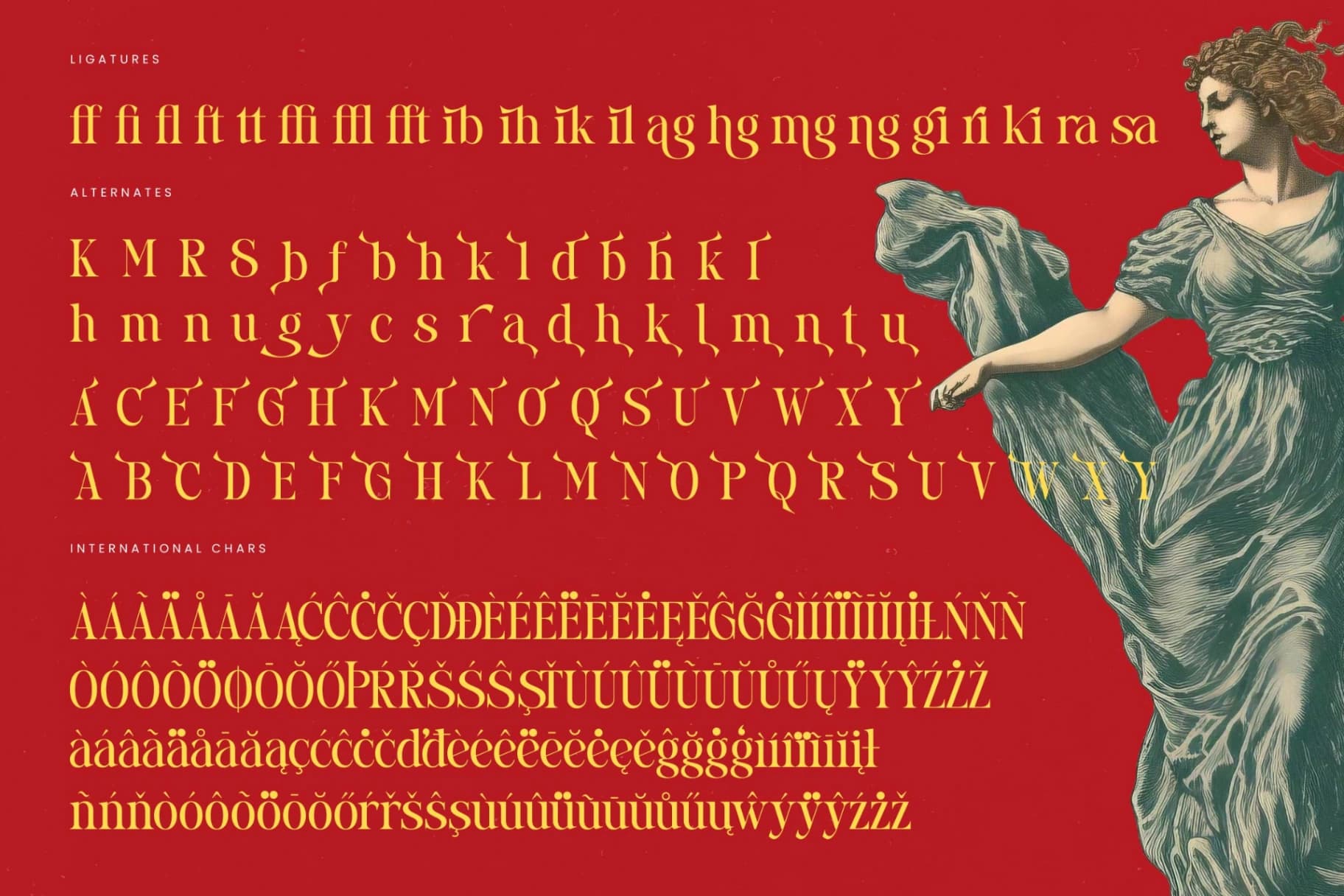 Preview 19 for Stories Grand - Bold Tall Serif Font