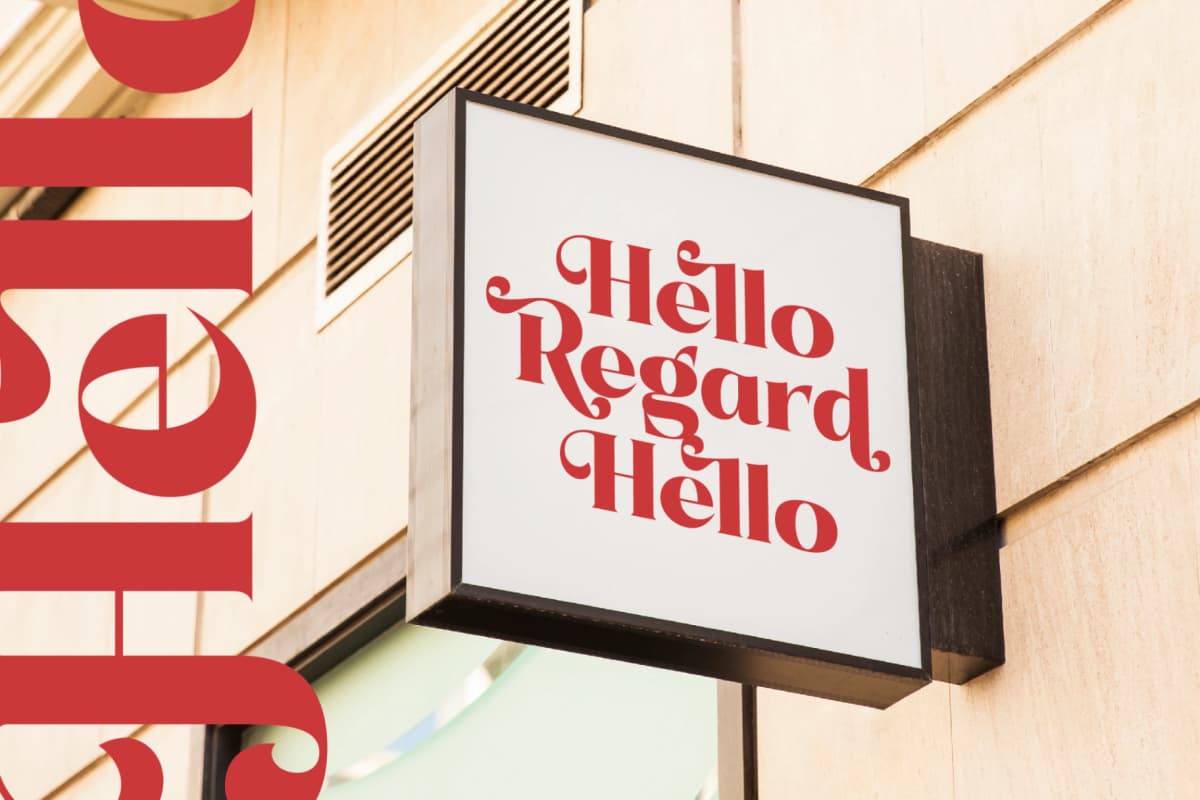 Pramid Mango - Display Serif Font font preview 8