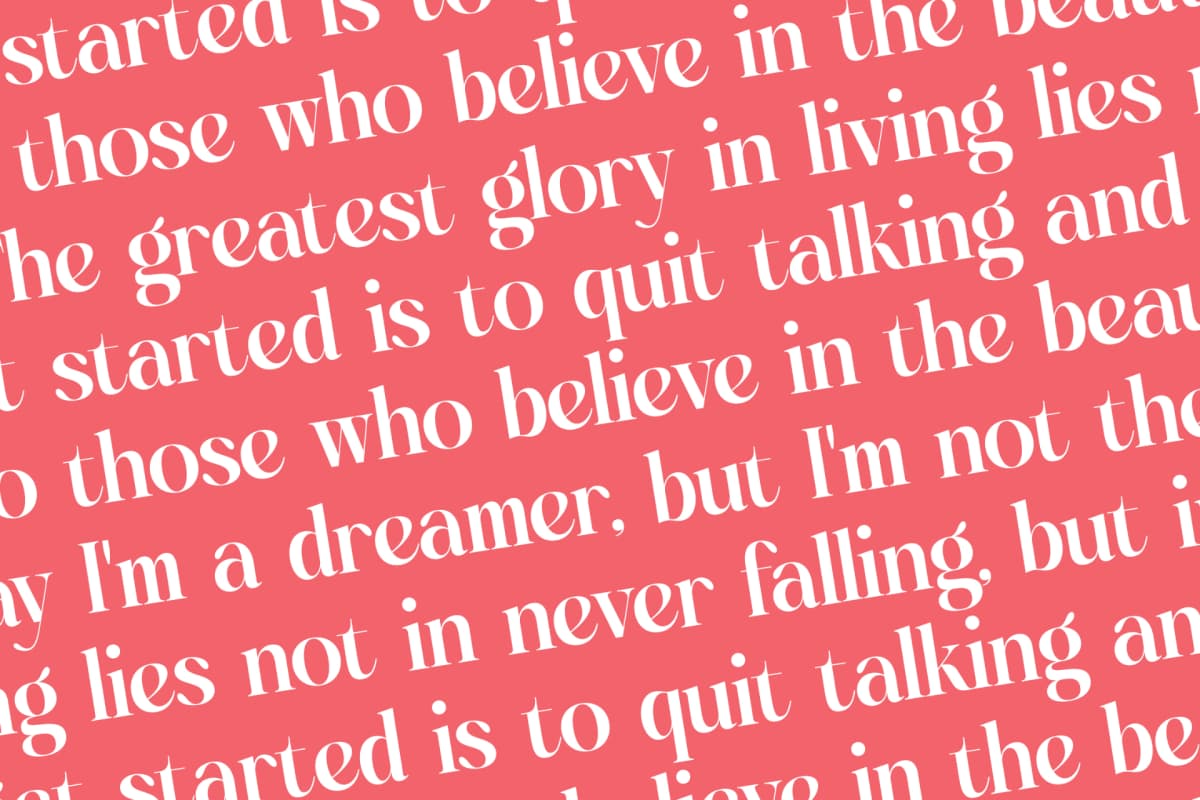 Hantepy Qablema - Modern Serif Font font preview 17