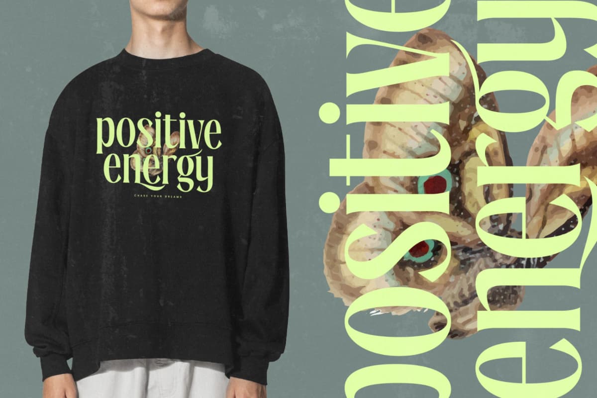Radiance Beverage - Modern Display Serif Font font preview 15