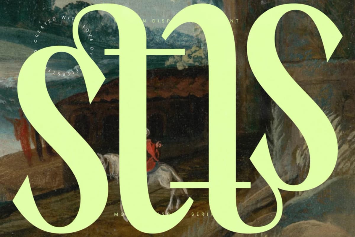 Radiance Beverage - Modern Display Serif Font font preview 6