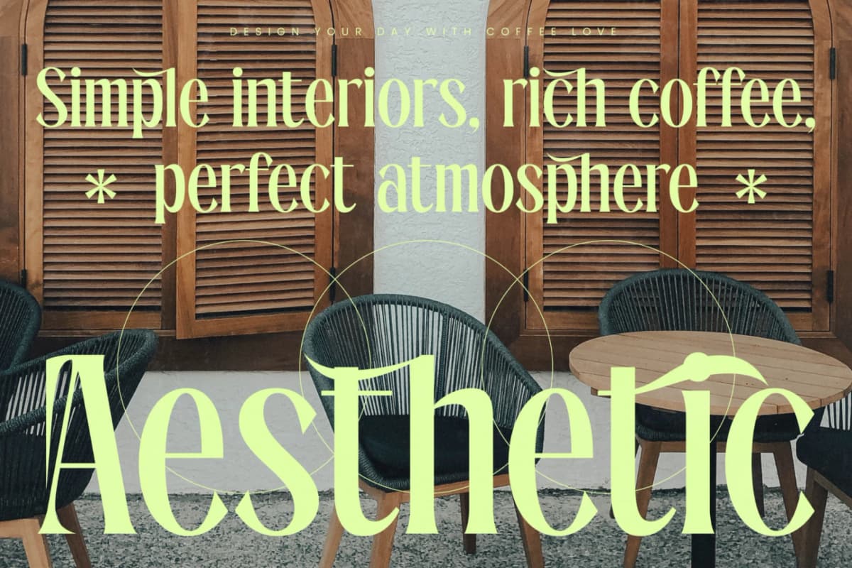 Radiance Beverage - Modern Display Serif Font font preview 16