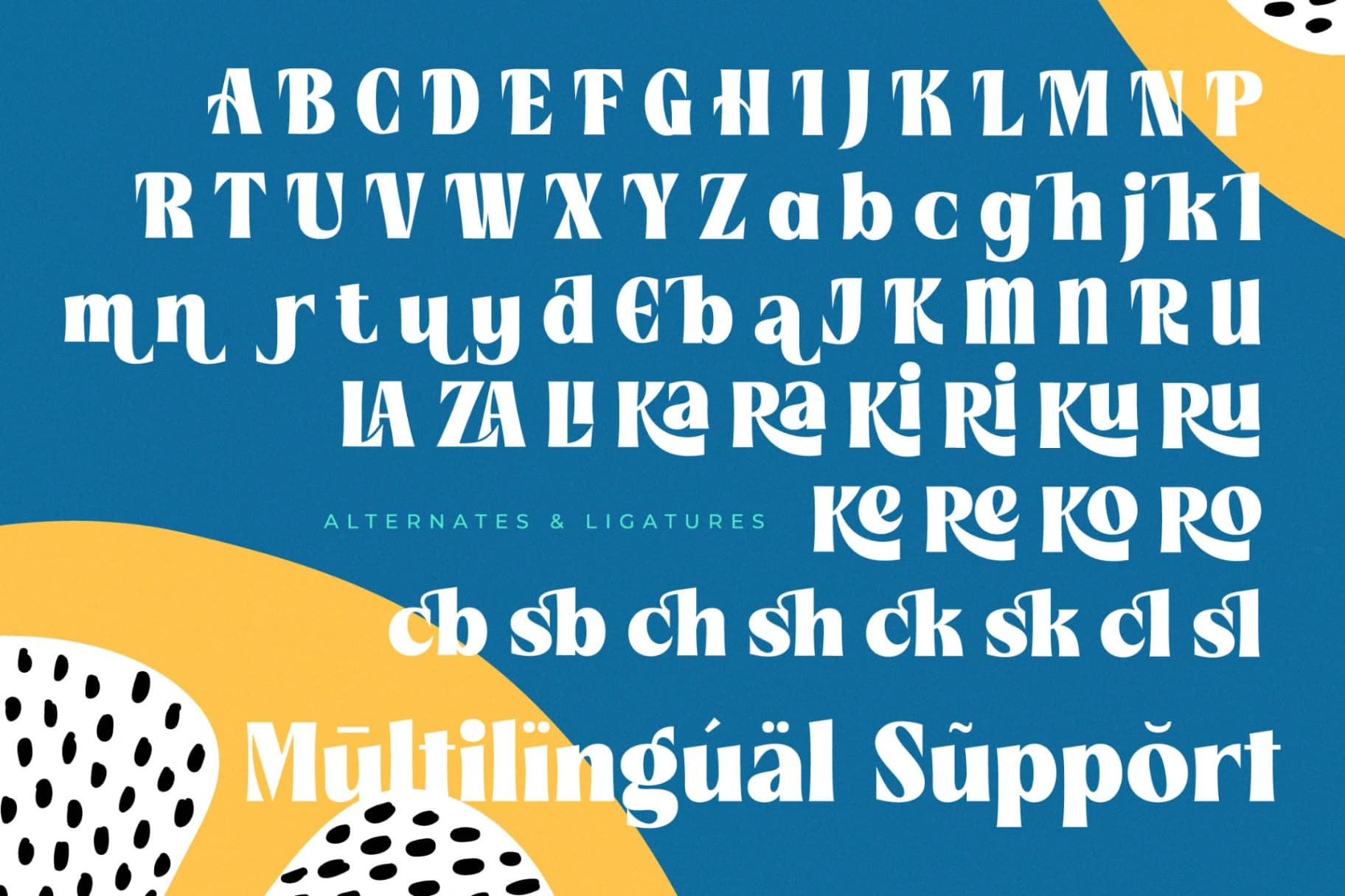 Preview 19 for Makers Weave - Modern Bold Serif Font