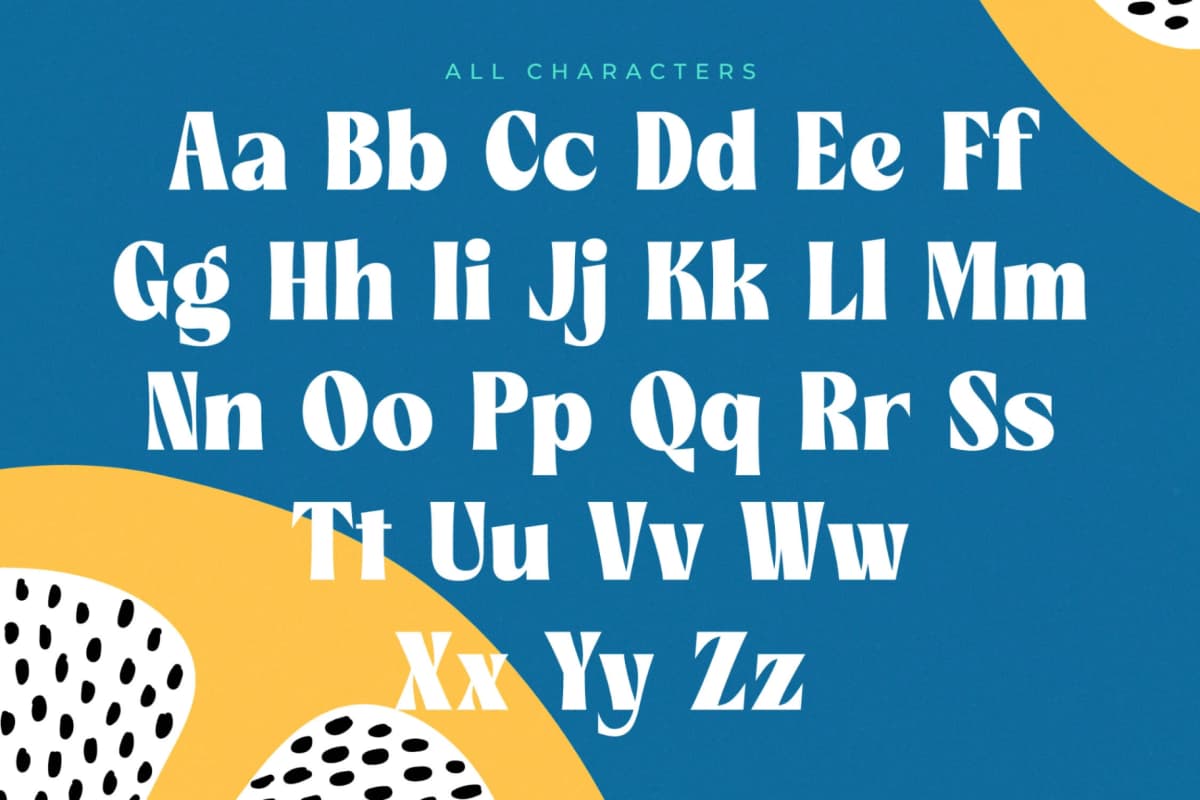 Makers Weave - Modern Bold Serif Font font preview 17