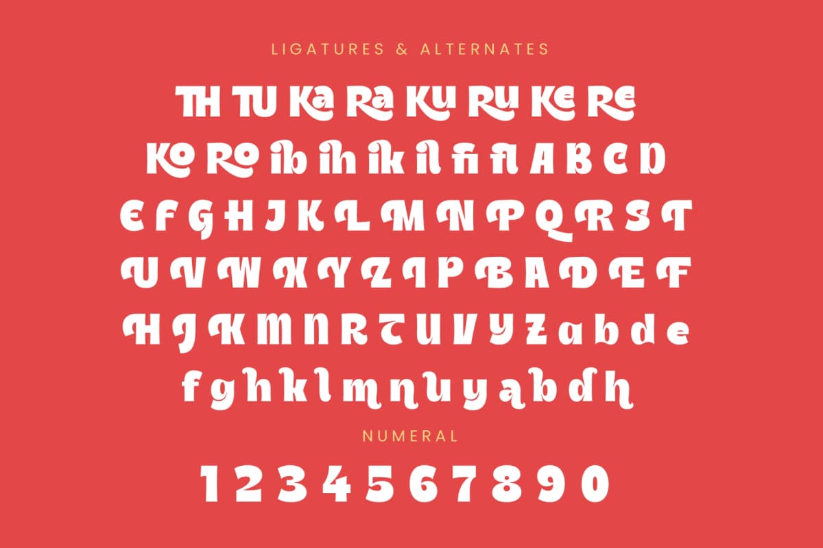 Thered Burger - Display Sans Serif font preview 18