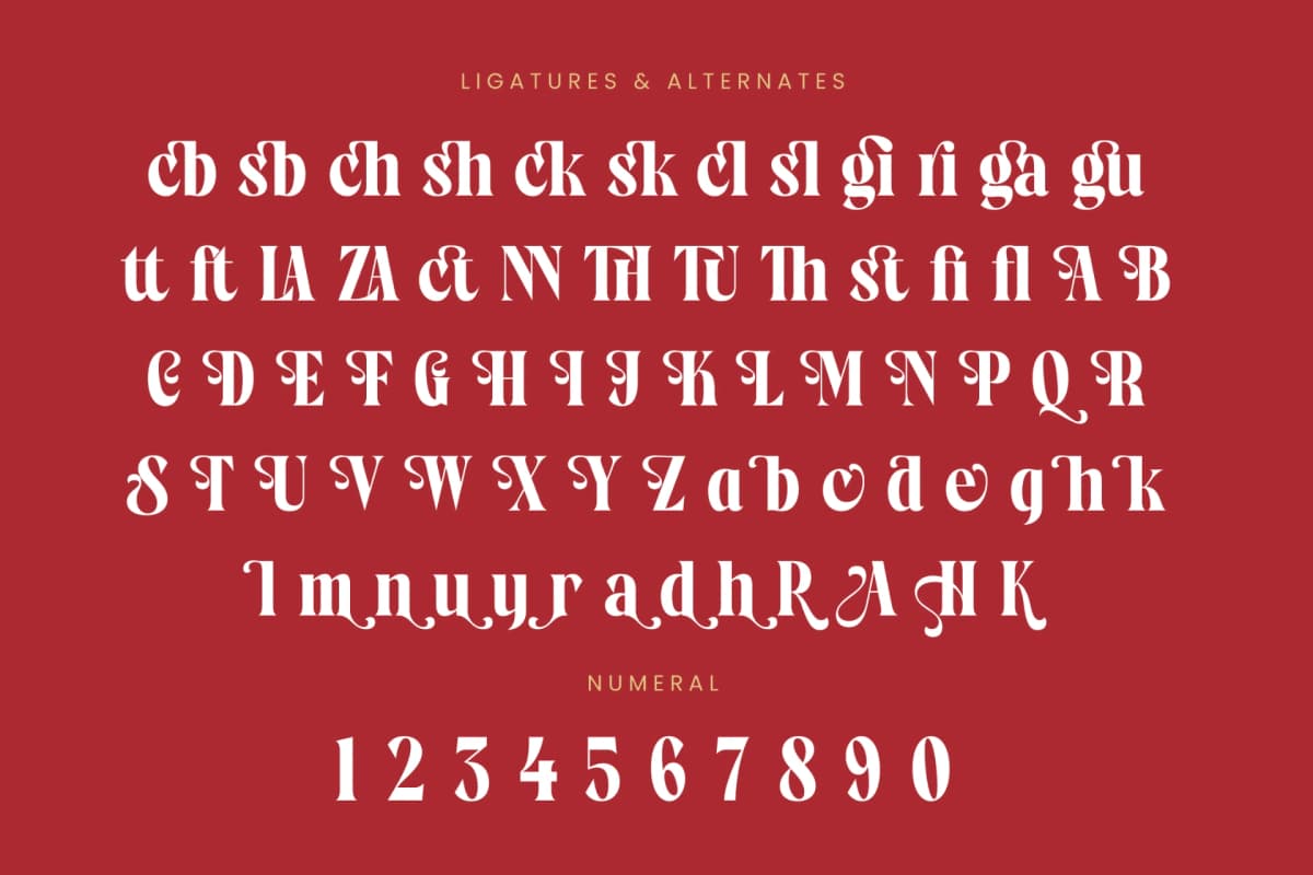 Rosland - Display Serif Font font preview 18