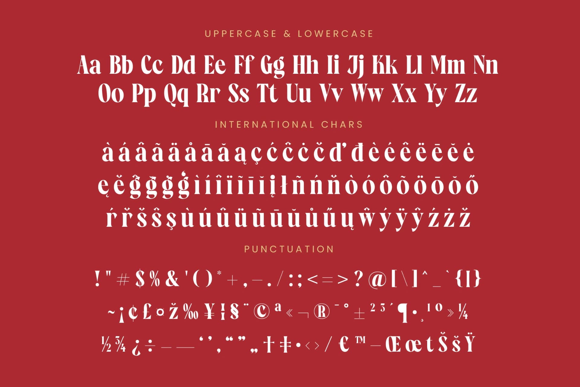 Preview 19 for Rosland - Display Serif Font