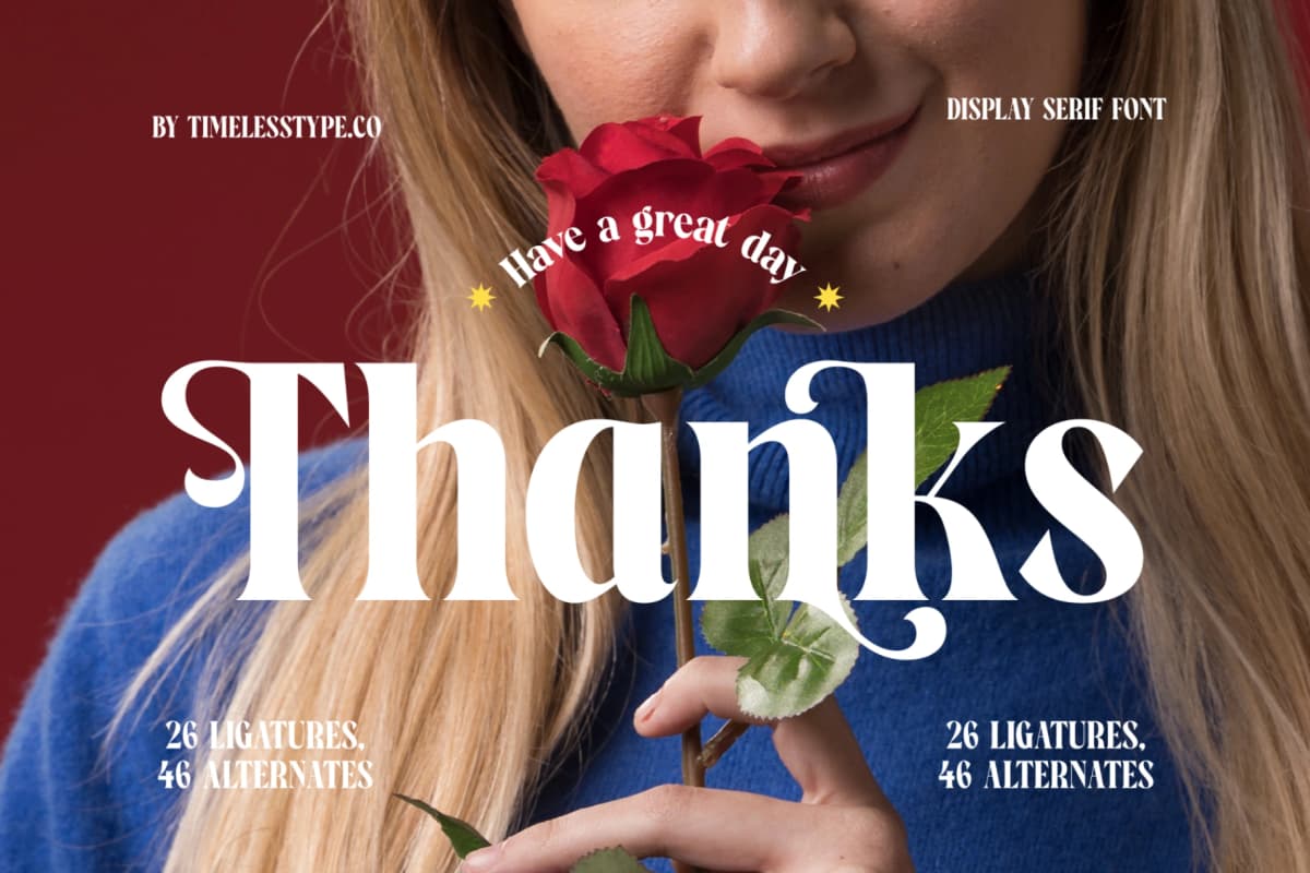 Rosland - Display Serif Font font preview 20
