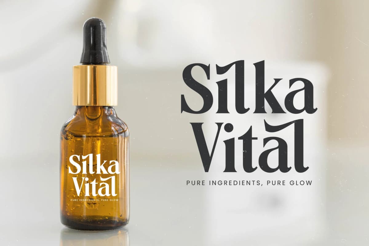 Vitoria - Bold Tall Serif Display Font font preview 7