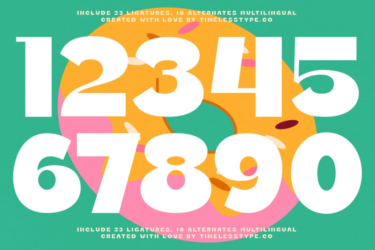 Bakery Cafes - Modern Sans Serif font preview 17