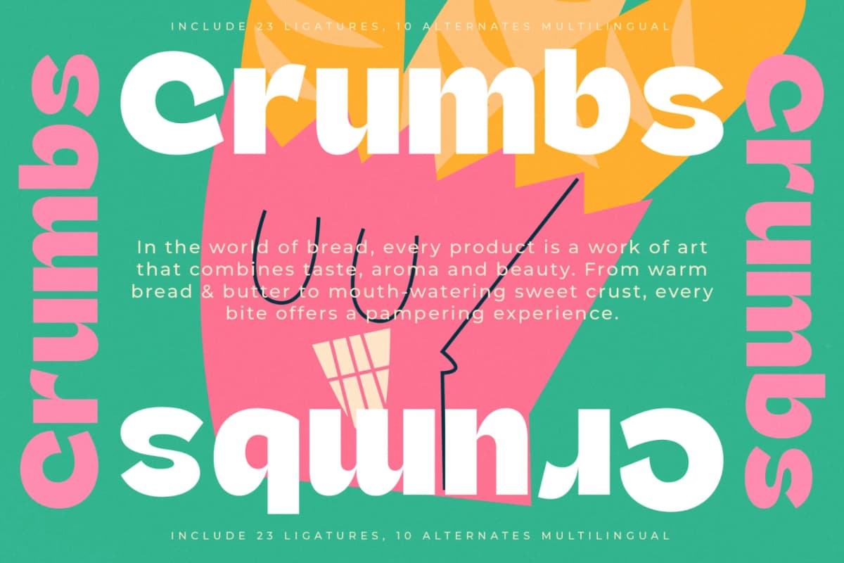 Bakery Cafes - Modern Sans Serif font preview 7