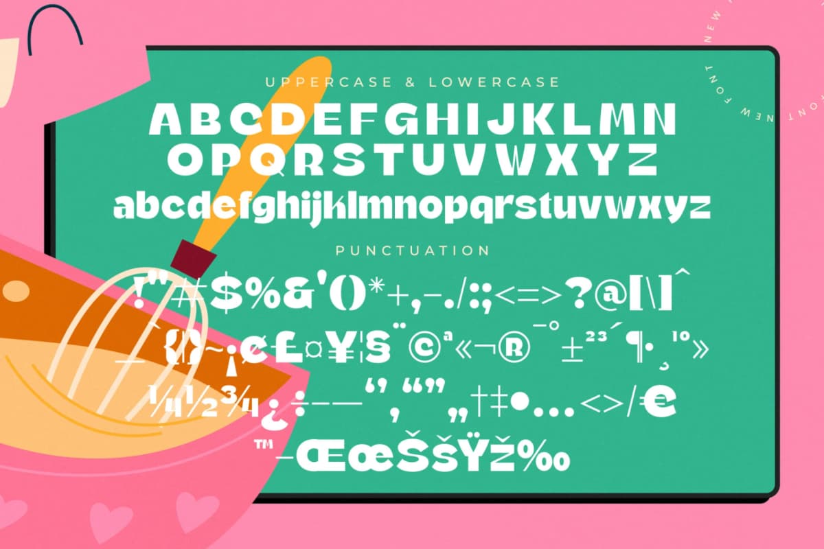 Bakery Cafes - Modern Sans Serif font preview 18