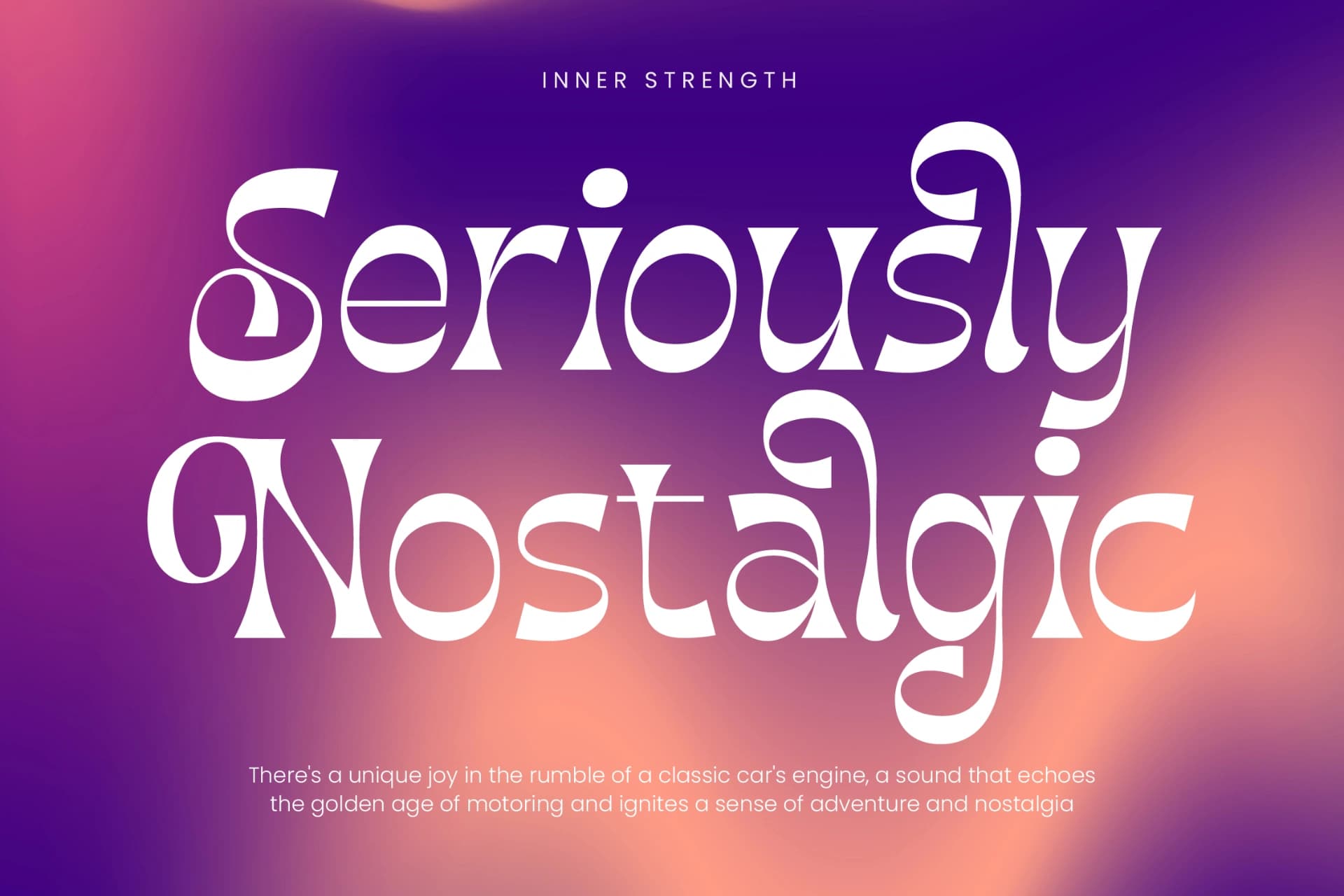 Preview 9 for Morgai Retan - Display Psychedelic Font