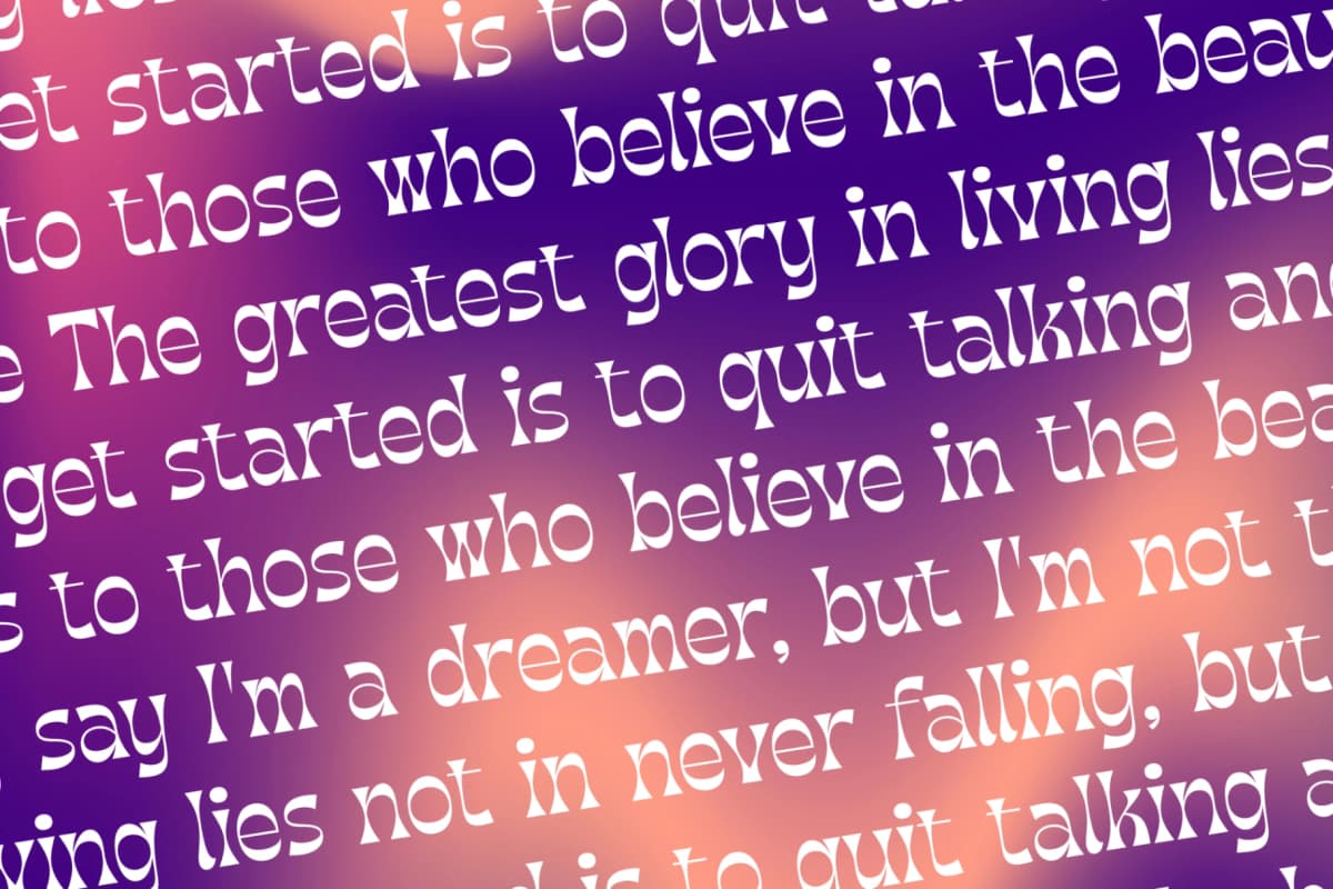 Morgai Retan - Display Psychedelic Font font preview 17
