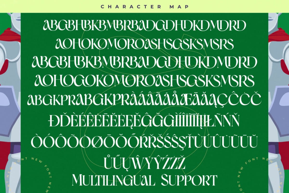 Moves Cabse - Modern Serif Display Font font preview 19