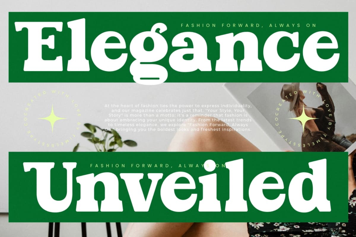 Parfect Silent - Modern Bold Serif Font font preview 8