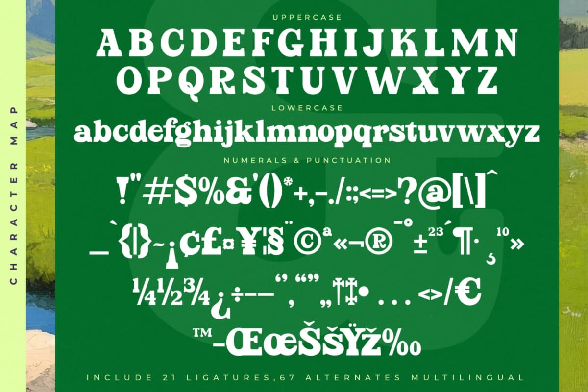 Parfect Silent - Modern Bold Serif Font font preview 18