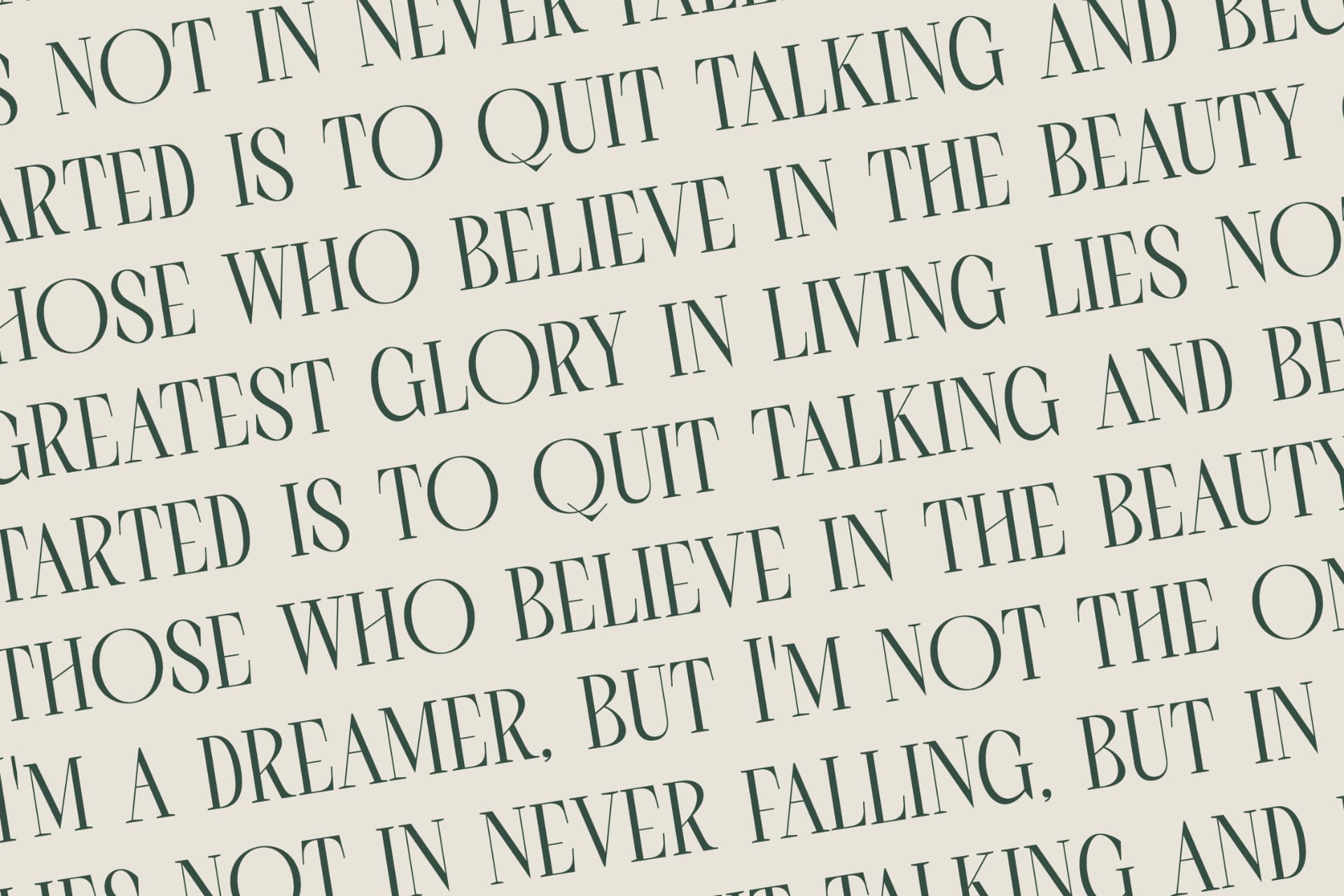 Preview 17 for Scarfi Modern - All Caps Serif Display Font