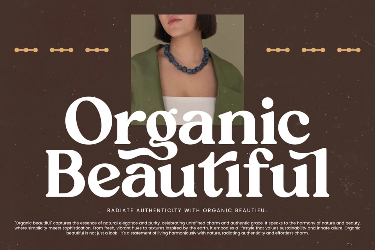 Rustic Delight - Bold Serif Display Font font preview 5