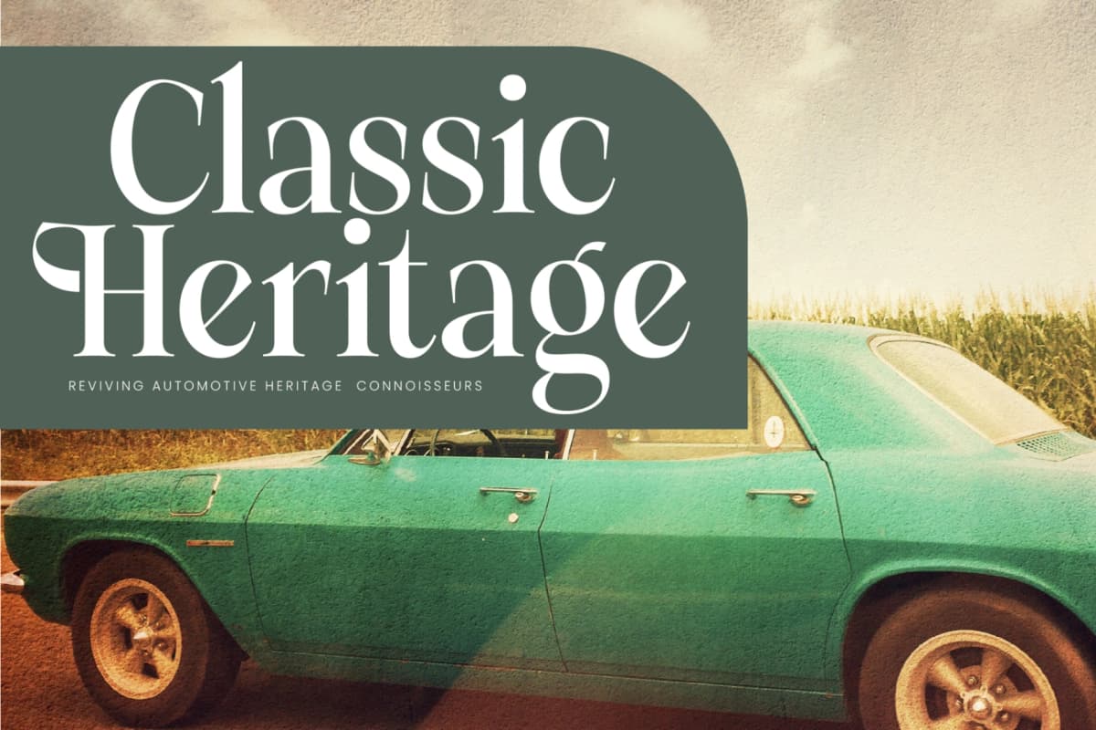 Michela Azorha - Serif Display Font font preview 15